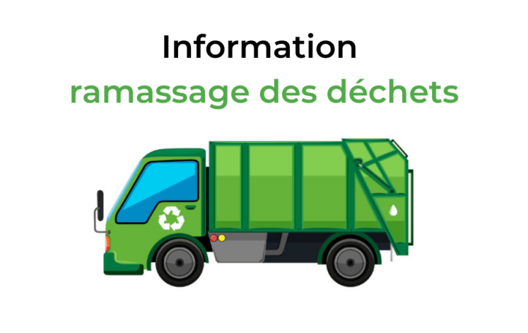 Camion de ramassage des déchets