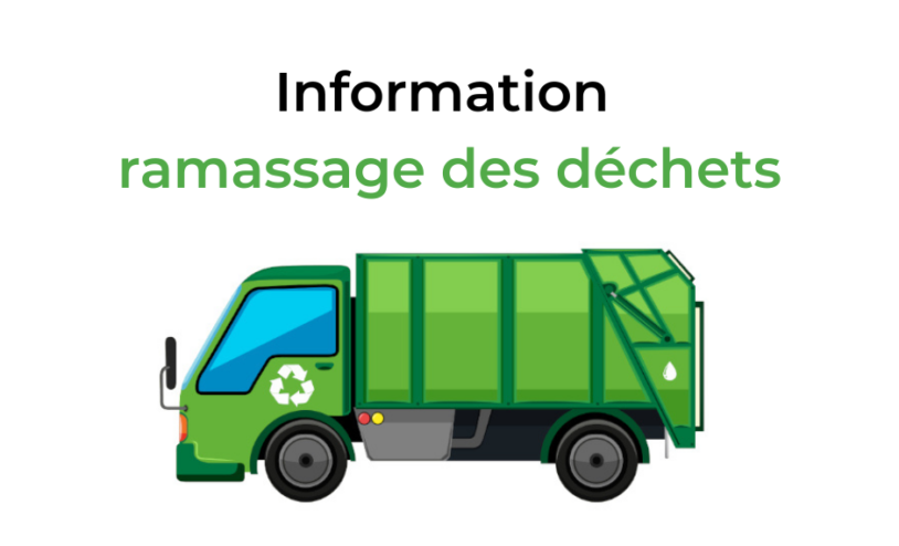 Camion de ramassage des déchets